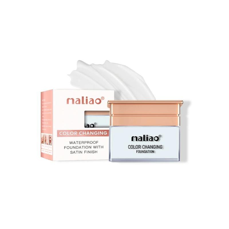 Maliao Color Changing Waterproof Foundation with Satin Finish-20g