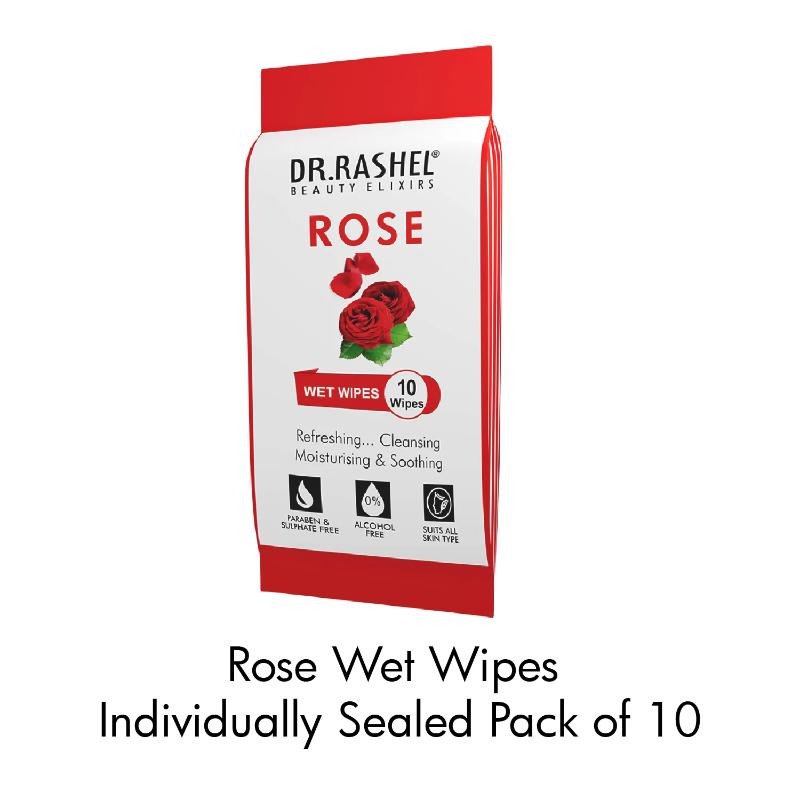 Dr.Rashel Rose Wet Wipes-(Pack of 2)20pieces