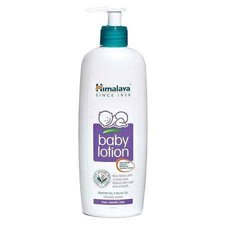 Himalaya Gentle Baby Lotion  | with Almond oil, Olive oil, Country Mallow | Nourishes and moisturizes your baby's skin