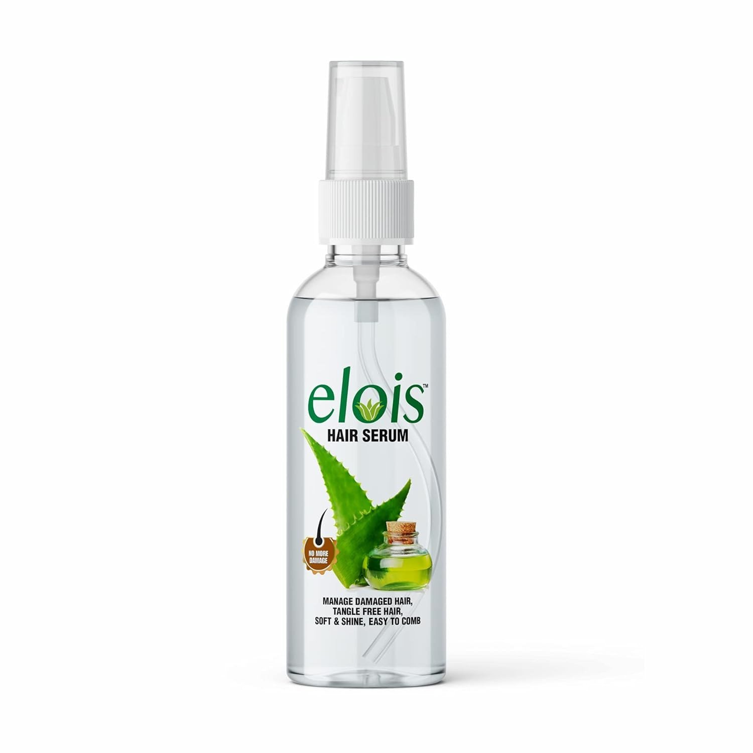 Elois Hair Serum For Women & Men Enriched with Argan & Aloe Vera Oil | Smooth & Silky hair | Help for Everyday Styling hair (100 ml)