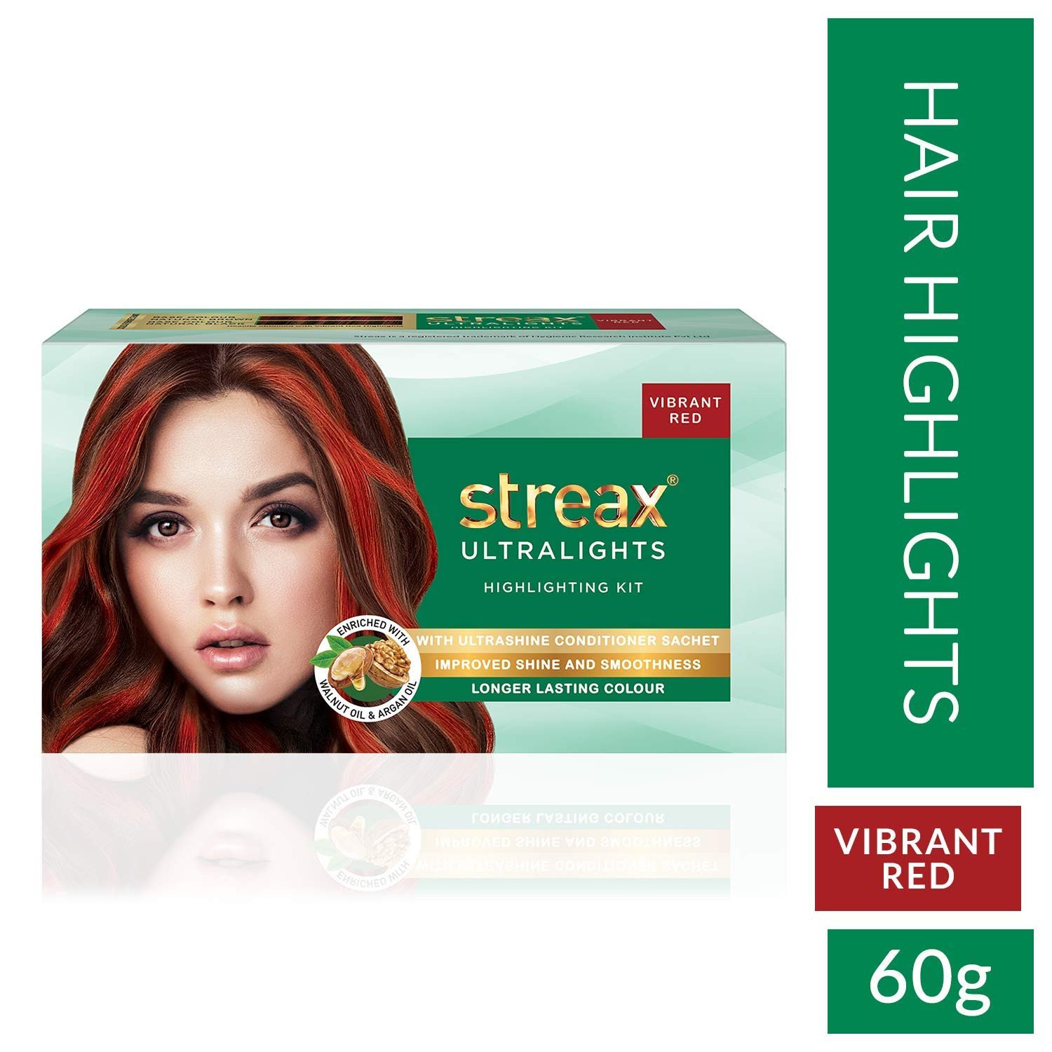 Streax Ultralights Highlighting Kit - 60g (Vibrant Red)