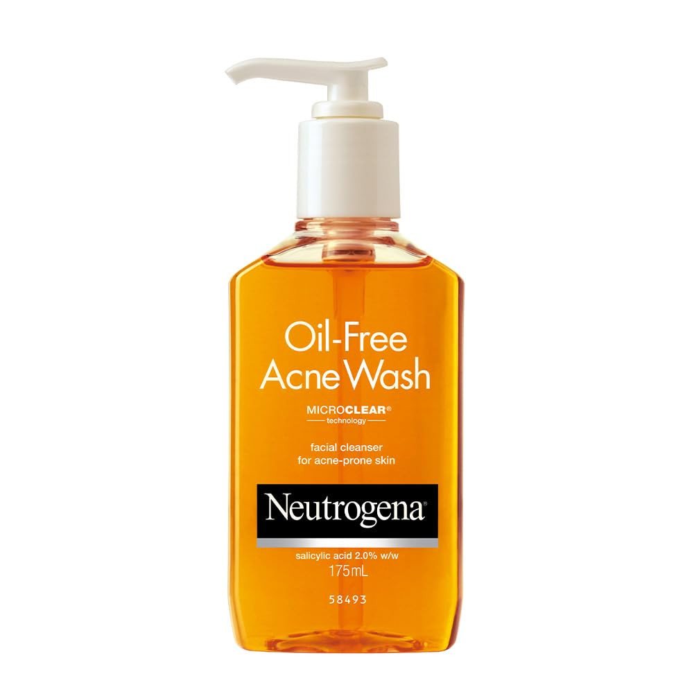 Neutrogena Oil Free Acne Wash | Deep Cleansing Face Wash with Salicylic Acid | Hydrating, Alcohol Free, Non Comedogenic & Dermatologically Tested | For...