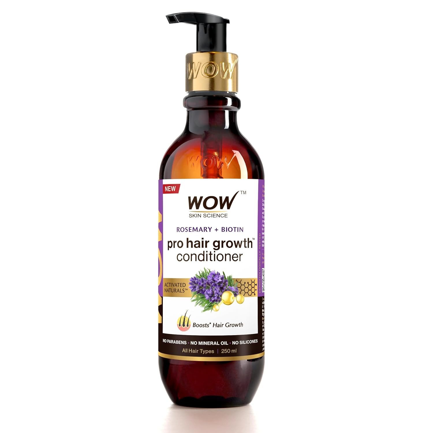 WOW Skin Science Rosemary & Biotin Anti Hair Fall Conditioner | Prevents Tangling & Revives Dull Hair | Promotes Hair Growth & Prevents Hair Fall