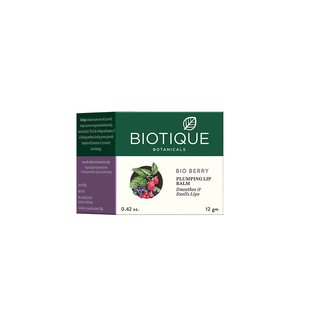 Biotique Berry Plumping Lip Balm, 12g