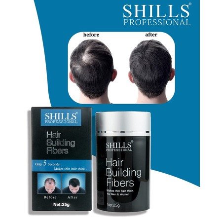 Shills Professional Hair Building Fibers Black