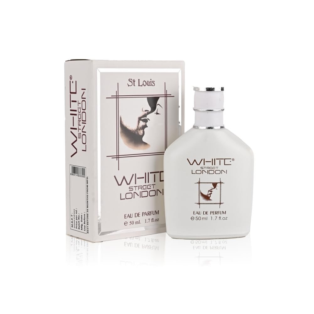 St Louis White Street London Eau De Parfum | For Men | Long-Lasting Fragrance | Ideal Gift for Birthdays, Anniversaries & Special Occasions | All-Season Perfume