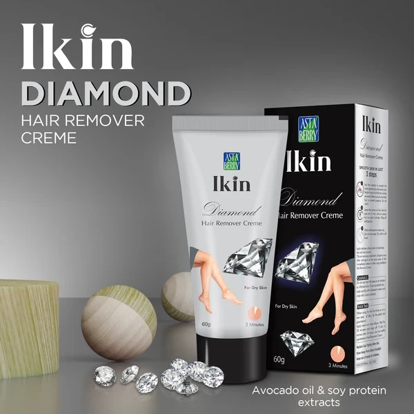 Ikin Diamond Hair Remover Creme For Silky Soft Skin