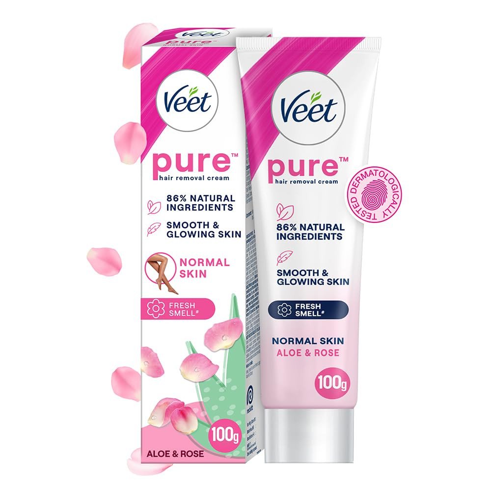 Veet Pure Hair Removal Cream for Women For Normal Skin - 100g