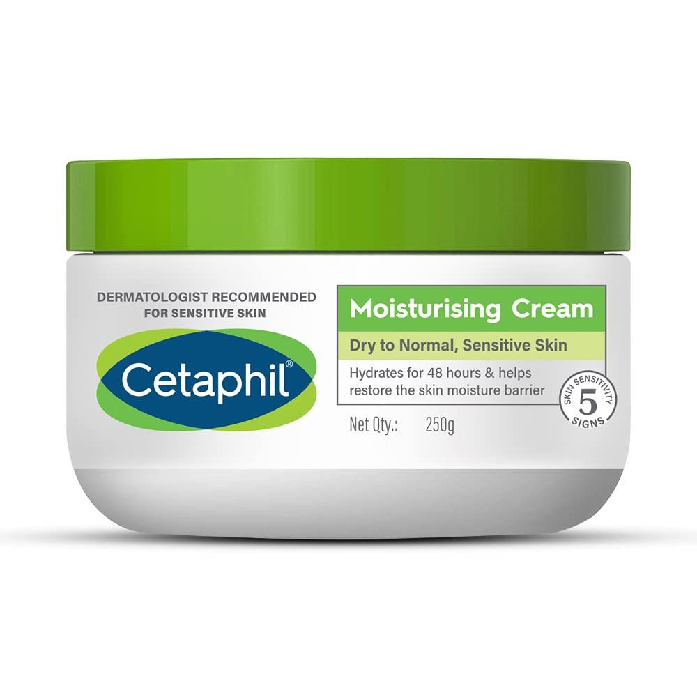 Cetaphil Moisturising Cream for Face & Body,Dry to Normal skin, Paraben & Sulphate free, Niacinamide &Vitamin B5