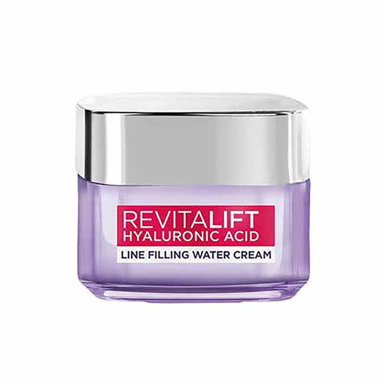 L'Oréal Paris Hyaluronic Acid Line Filling Water Cream, Moisturiser, Hyaluronic Acid for Hydrated & Replump Skin, Ceramides for Barrier Repair, Reduces Fine Lines