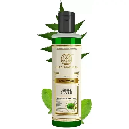 KHADI NATURAL Herbal Neem & Tulsi Face Wash  (210 ml)