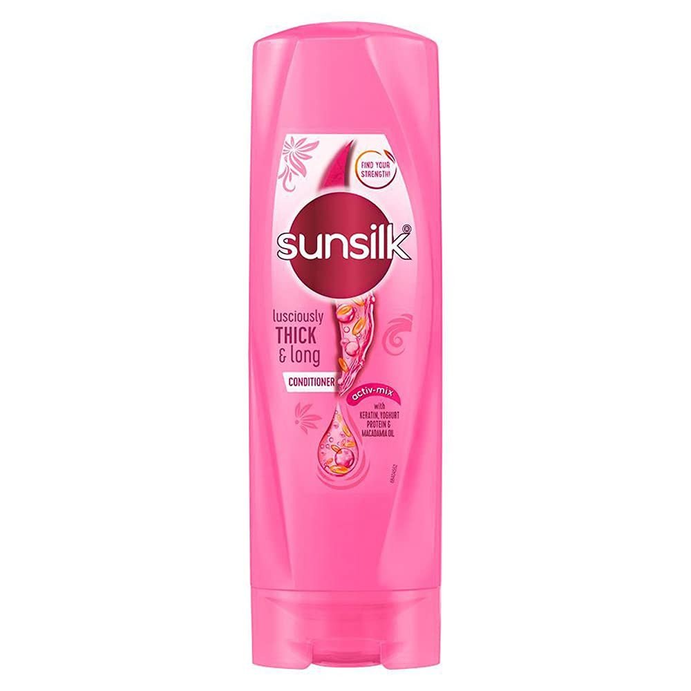 Sunsilk Lusciously Thick & Long Nourishing Almond Conditioner 180 Ml,1 Count