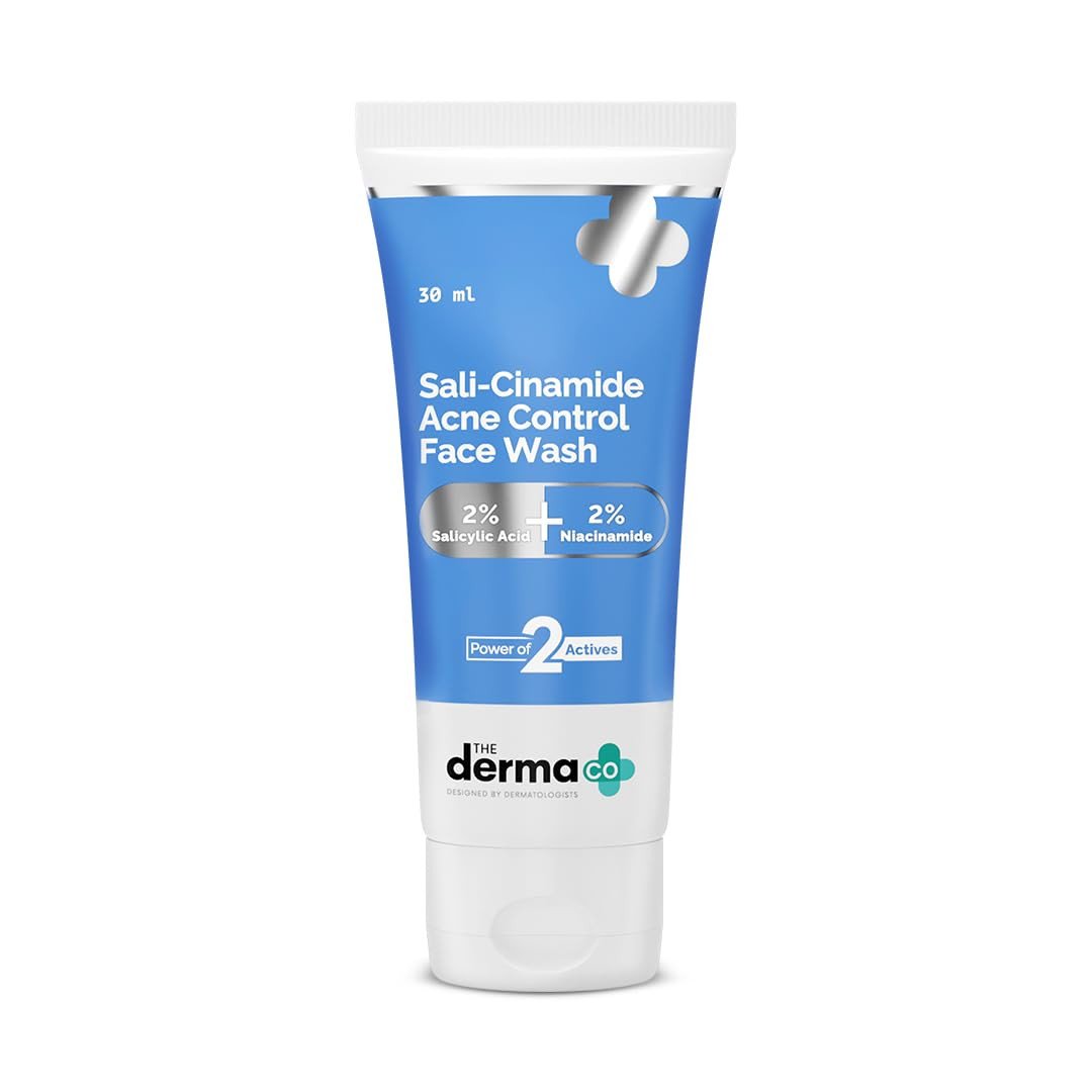 The Derma Co. Sali-Cinamide Anti-Acne Face Wash with 2% Salicylic Acid & 2% Niacinamide