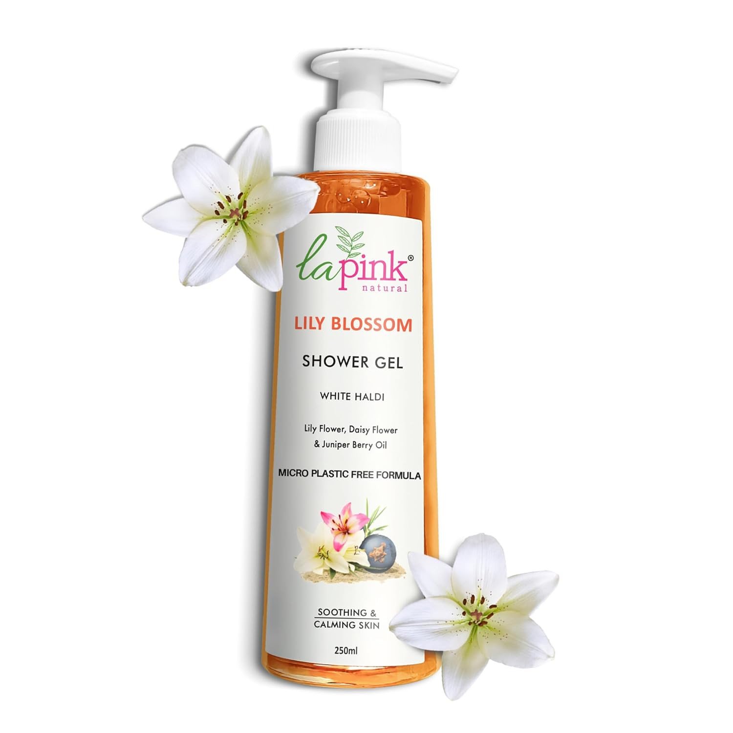 La Pink Shower Gel For Glowing & Refreshing Skin | 100% Microplastic Free Formulation