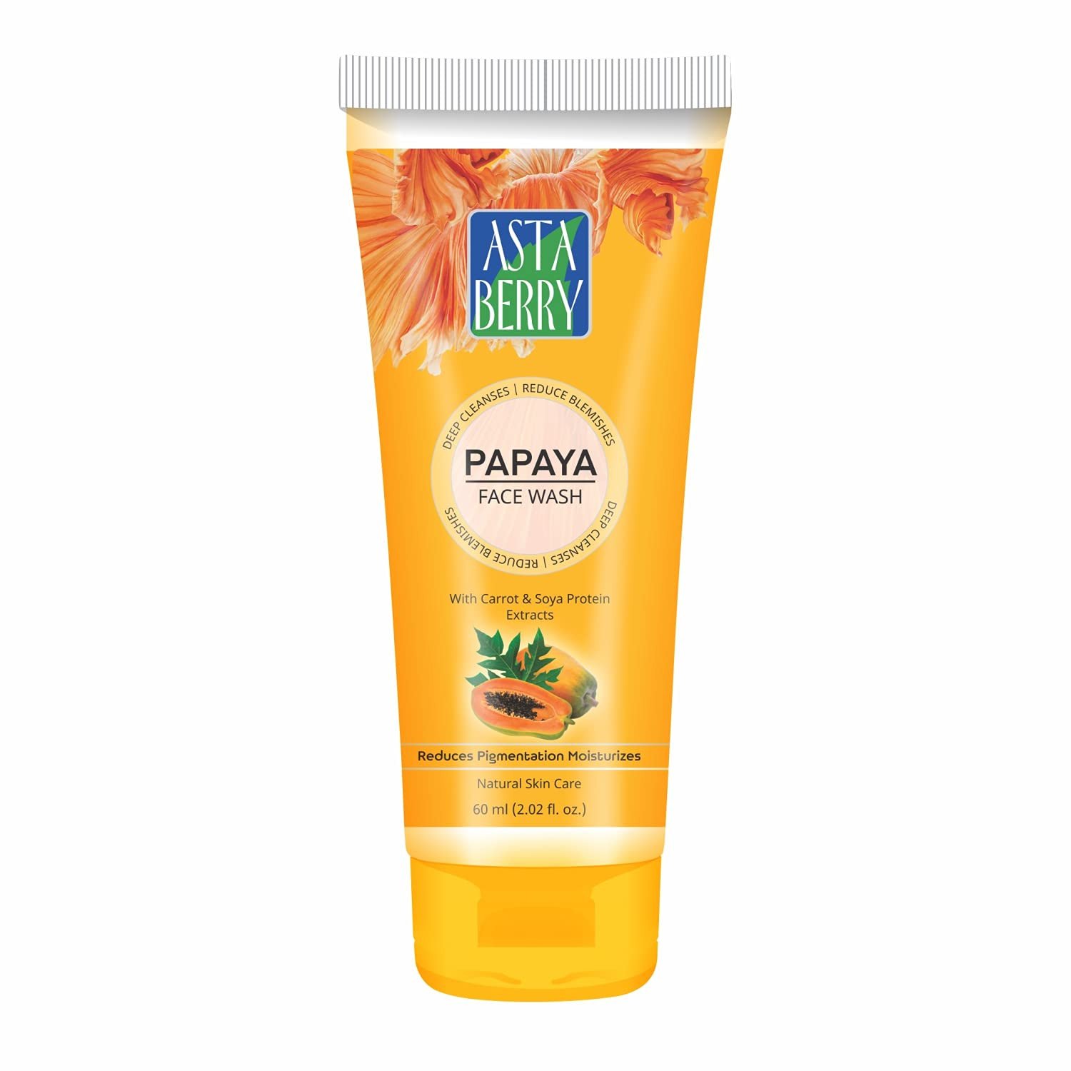 Asta berry Papaya Face Wash, 100ml