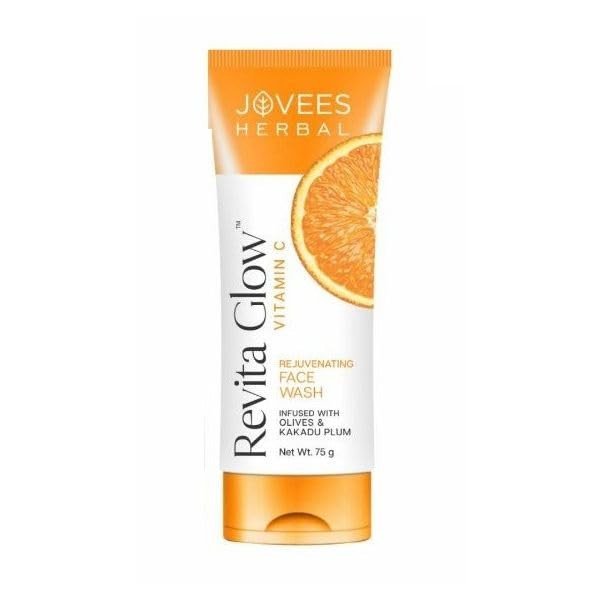 Jovees Herbal Revita Glow Vitamin C Face Wash | With Olives & Kakadu Plum 75G