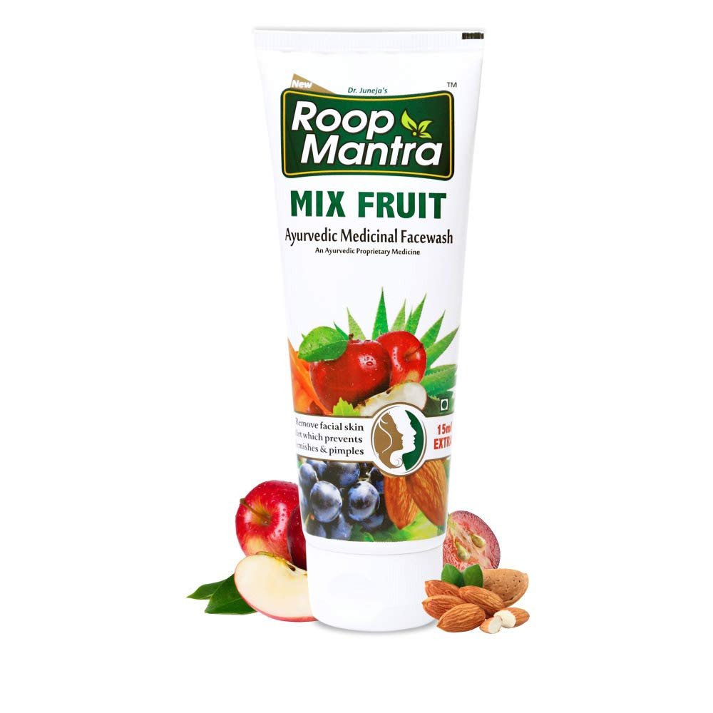 Roop Mantra Mix Fruit Face Wash 115ml (Pack of 1, 115ml)