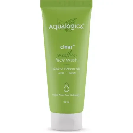 Aqualogica Clear+ Smoothie with Green Tea & Salicylic Acid Face Wash  (100 ml)