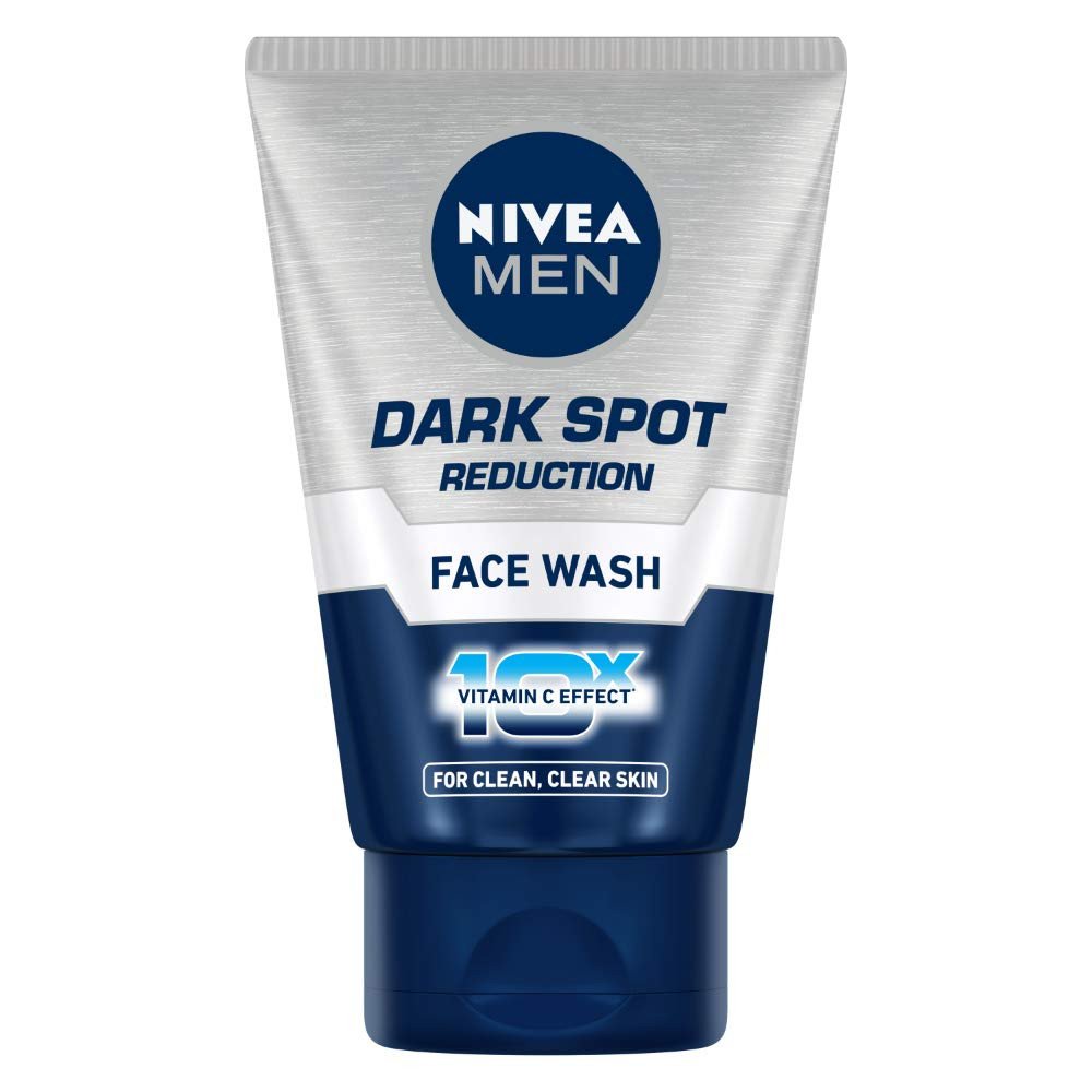 NIVEA MEN Dark Spot Reduction Face Wash | With Ginko and Ginseng Extracts for Clean, Healthy & Clear Skin in Summer | 10 X Vitamin C Effect for Radiant Skin |For Dark Spot Reduction