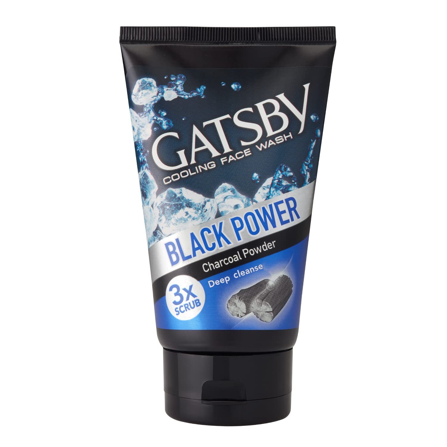 Gatsby Cooling Face Wash - Perfect Clean, Contains Charcoal Powder, Deep Cleanses, Powered With 3X Scrub