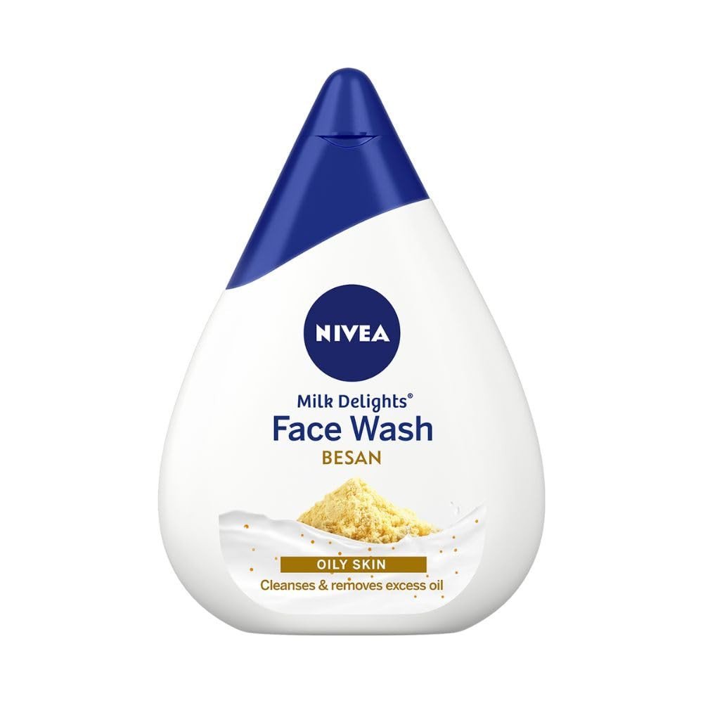 NIVEA Milk Delights Face Wash Fine Gramflour For Oily Skin 100m