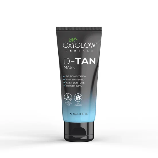 Oxyglow D-Tan Mask for Moisturizing & Even Skin Tone 50g