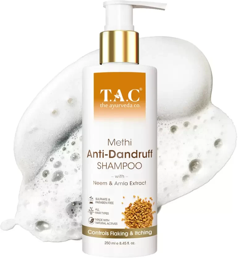 TAC - The Ayurveda Co. Methi Hair Shampoo for Hairfall Natural & Ayurvedic Formula SLS & Paraben Free  (250 ml)