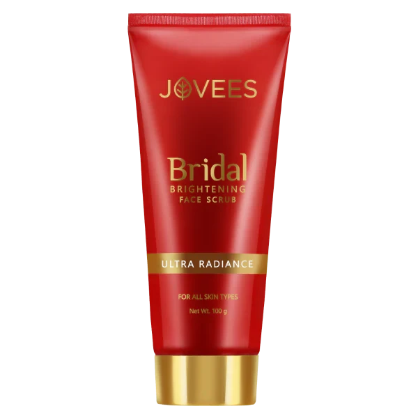 Jovees Bridal Brightening Face Scrub |Turmeric & Pearl Millet Flour 100g