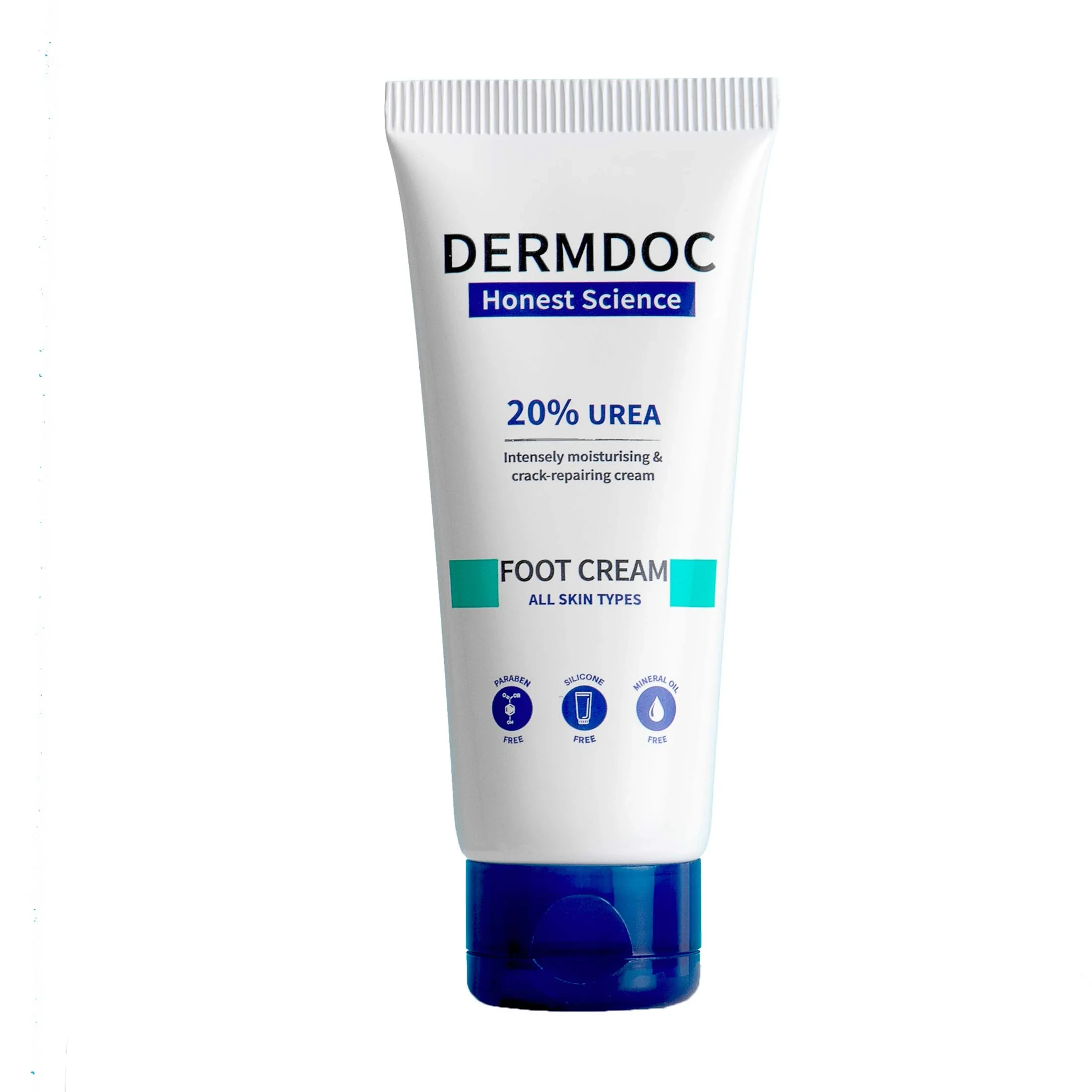 DermDoc 20% Urea Foot Cream For Nourished Feet (50g)