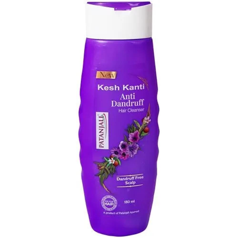 Patanjali Kesh Kanti Anti Dandruff Hair Cleanser Shampoo, 180ml