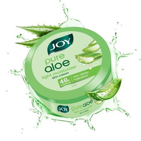 Joy Pure Aloe Cold Skin Cream for Face, Hands & Body |6 Active Actions - Moisturizing, Soothing, Brightening, Anti-Ageing, Anti-Pollution & UV Protection | All in One Skin Cream for Dry Skin