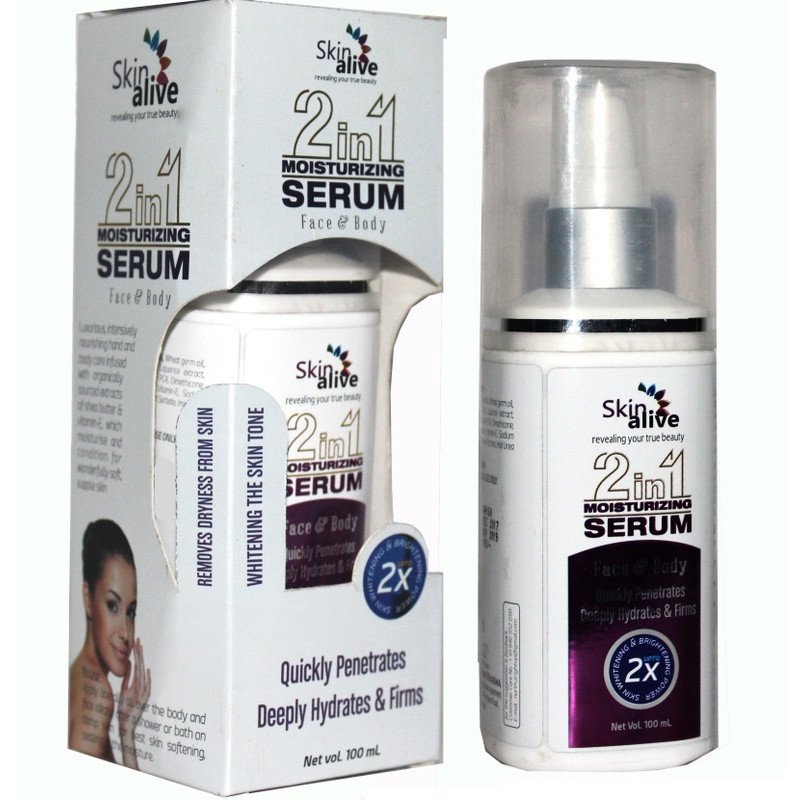 SKIN ALIVE 2 IN 1 MOISTURIZING FACE BODY SERUM 100ml