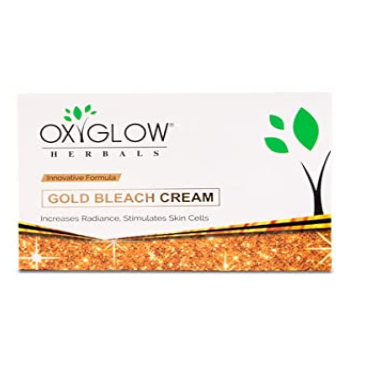 Oxyglow Golden Bleach Cream, White 40g