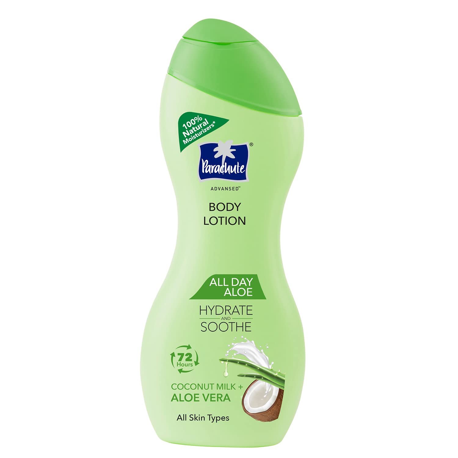 Parachute Advansed All Day Aloe Lotion, 100% Natural Moisturisers, 250ml