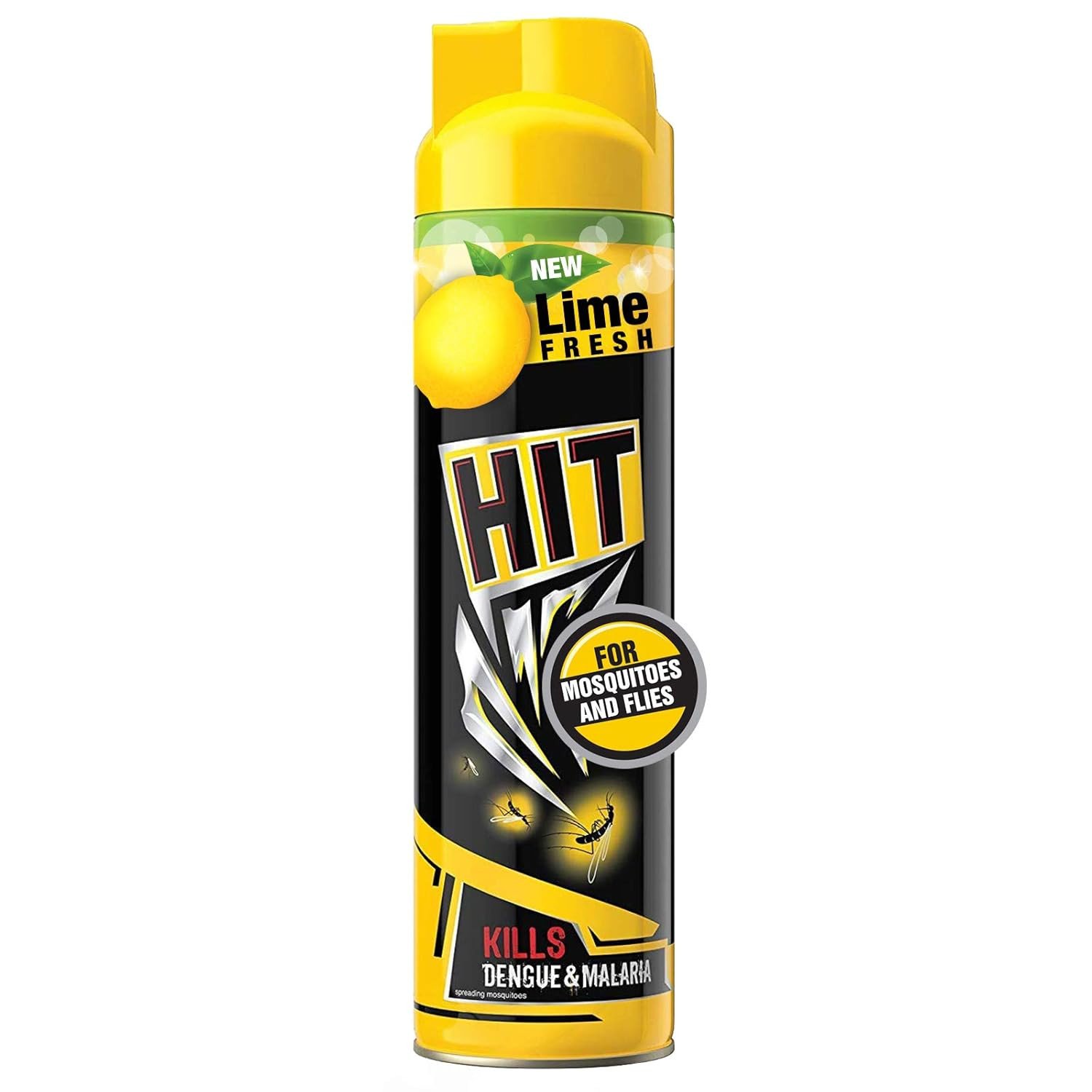 HIT Flying Insect Killer - Mosquito & Fly Killer Spray| Lime Fragrance | Instant Kill | Protection from Dengue & Malaria | pack of 1