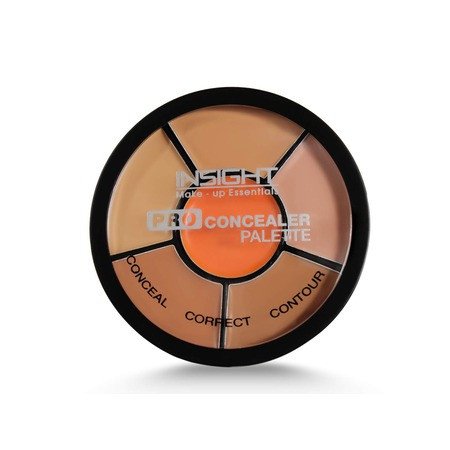 Insight Cosmetics Pro Concealer Palette Waterproof Concealer With Full Coverage |Easily Blendable Concealer| 3 in 1 Palette- Conceal Corect & Contour | Crease Resistance |Long Lasting |Oil Control with Matte Finish | Toxic & Cruelty Free | Concealer CR105