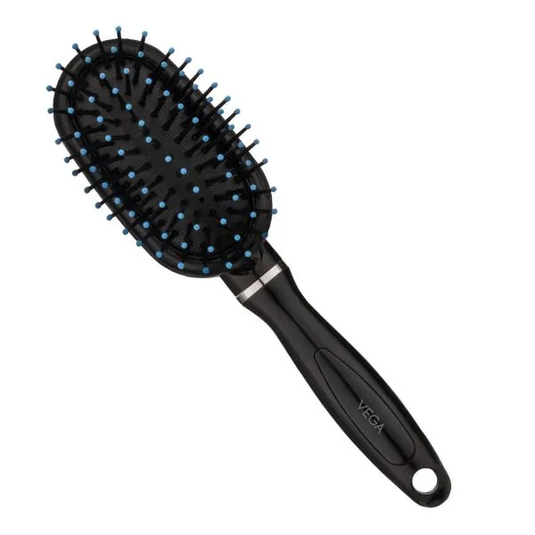 Vega Cushion Hair Brush Black – E31 CB