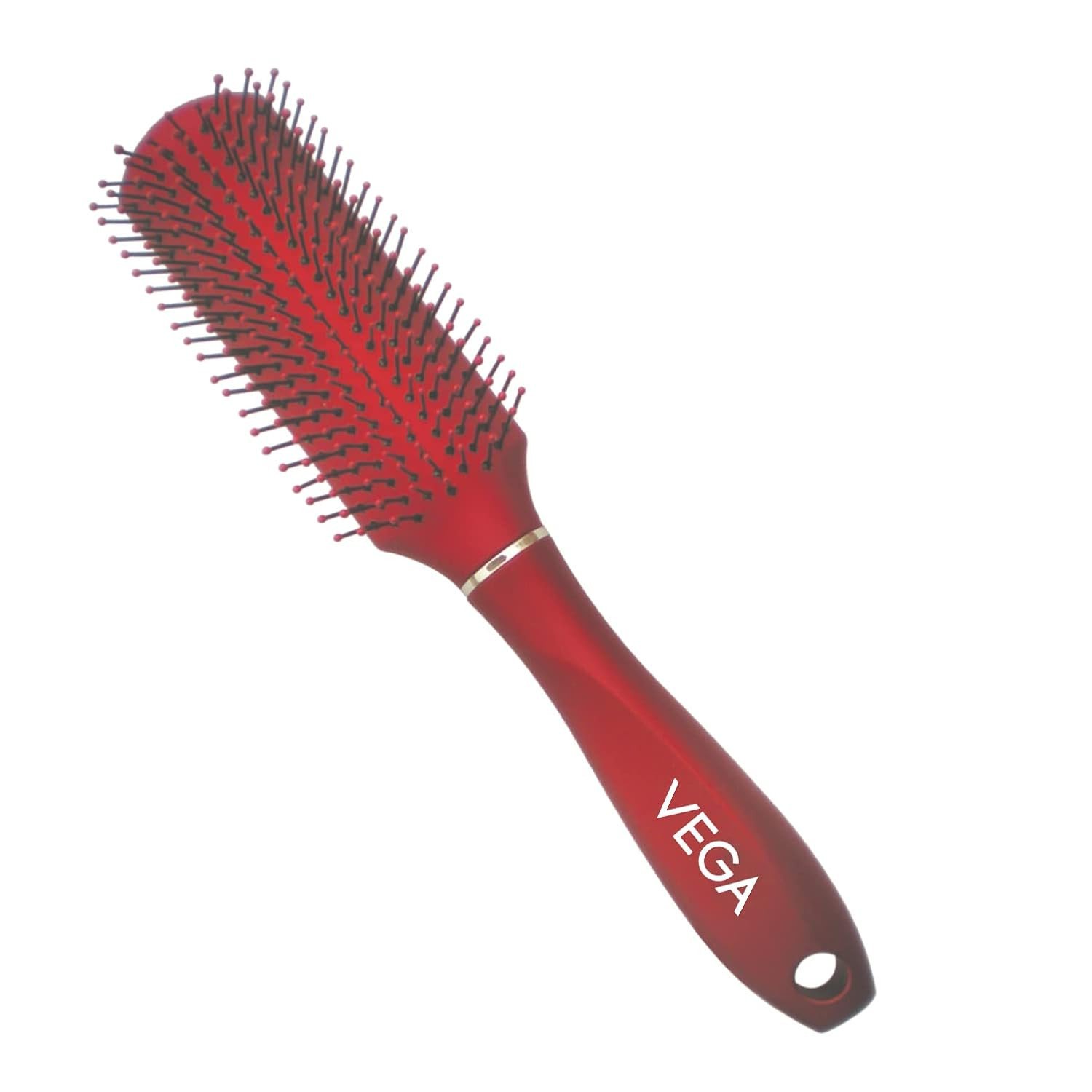 Vega Flat Hair Brush (India's No.1* Hair Brush Brand) For Women and Men, Color May Vary E11 FB