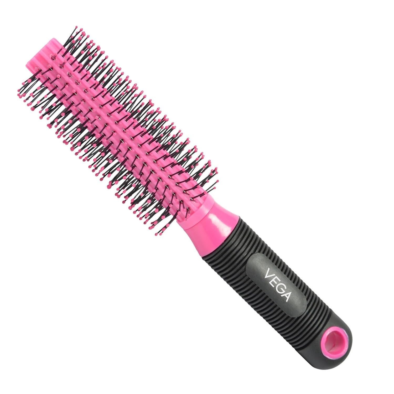 Vega Round Hair Brush (India's No.1* Hair Brush Brand) For Adding Curls, Volume & Waves In Hairs| Men and Women| All Hair Types R11 RB