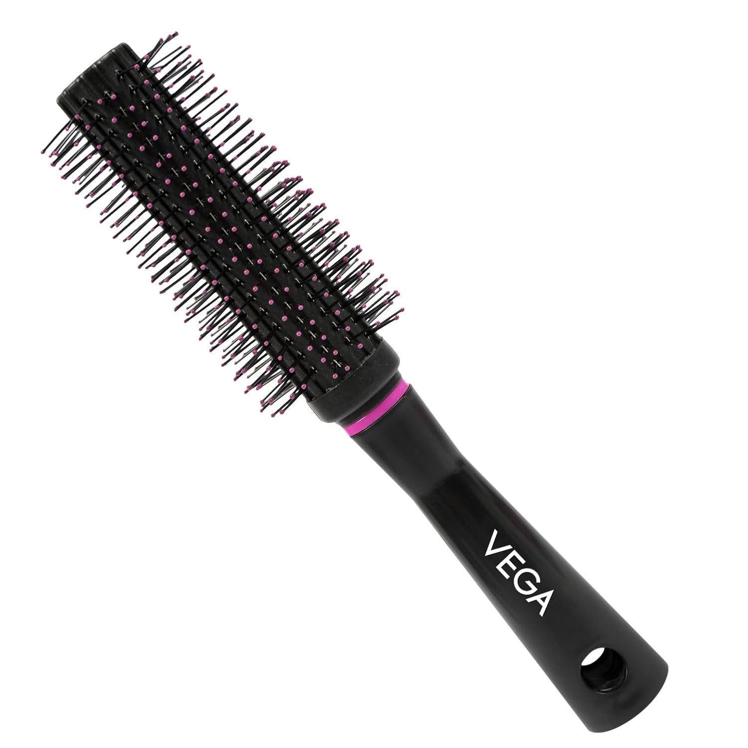 Vega Round Hair Brush (India's No.1* Hair Brush Brand) For Adding Curls, Volume & Waves In Hairs| Men and Women| All Hair Types R16 RB