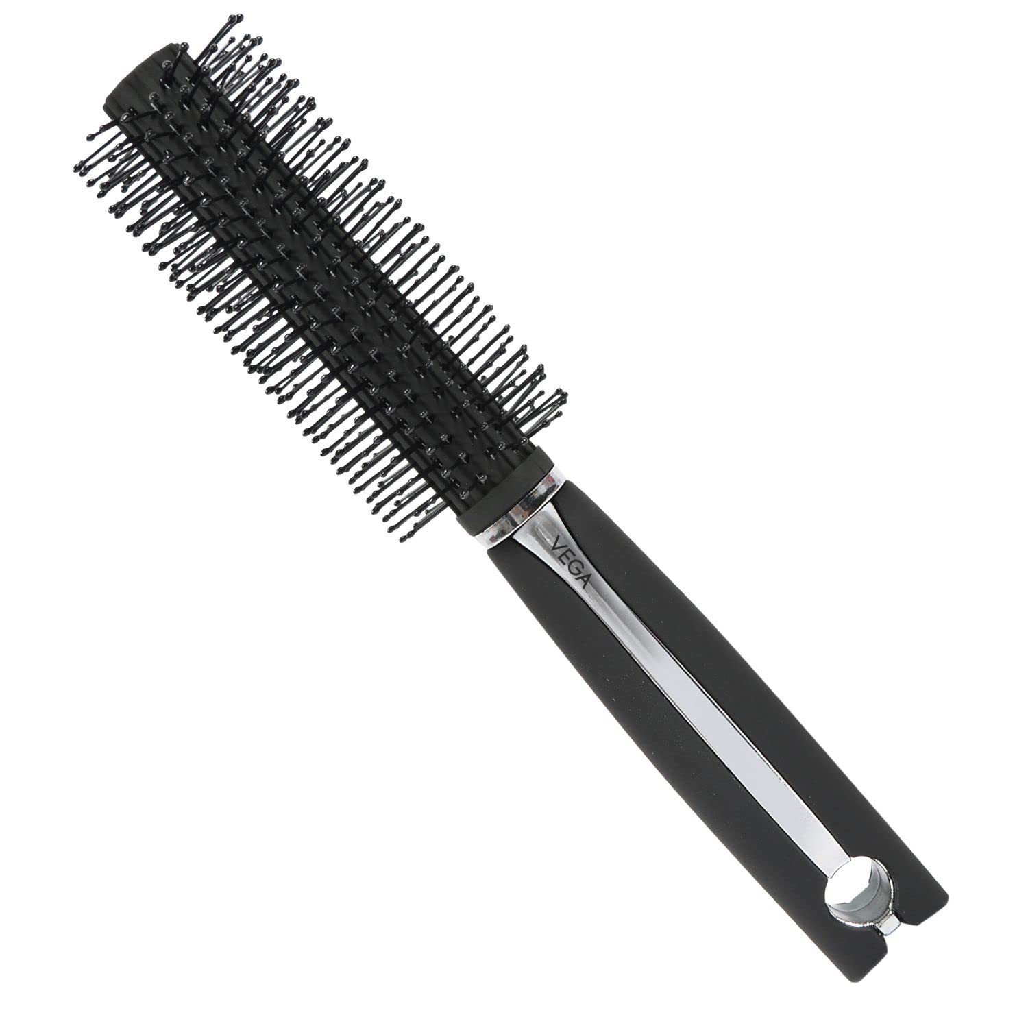 Vega Round Hair Brush (India's No.1* Hair Brush Brand) For Adding Curls, Volume & Waves In Hairs| Men and Women| All Hair Types E16 RB