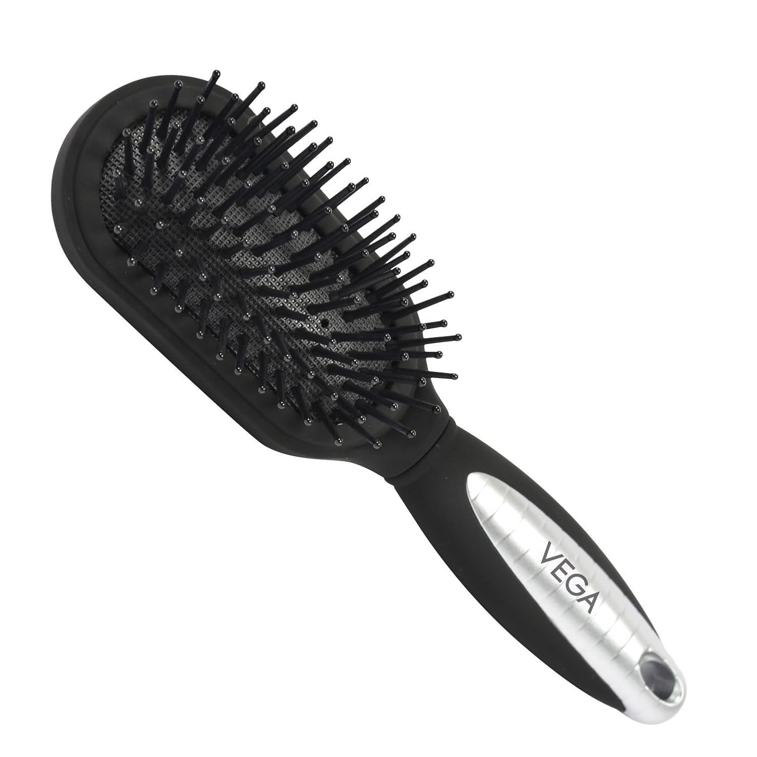 Vega Mini Cushioned Hair Brush (India's No.1* Hair Brush Brand) For Men & Women, All Hair Types R7 CB