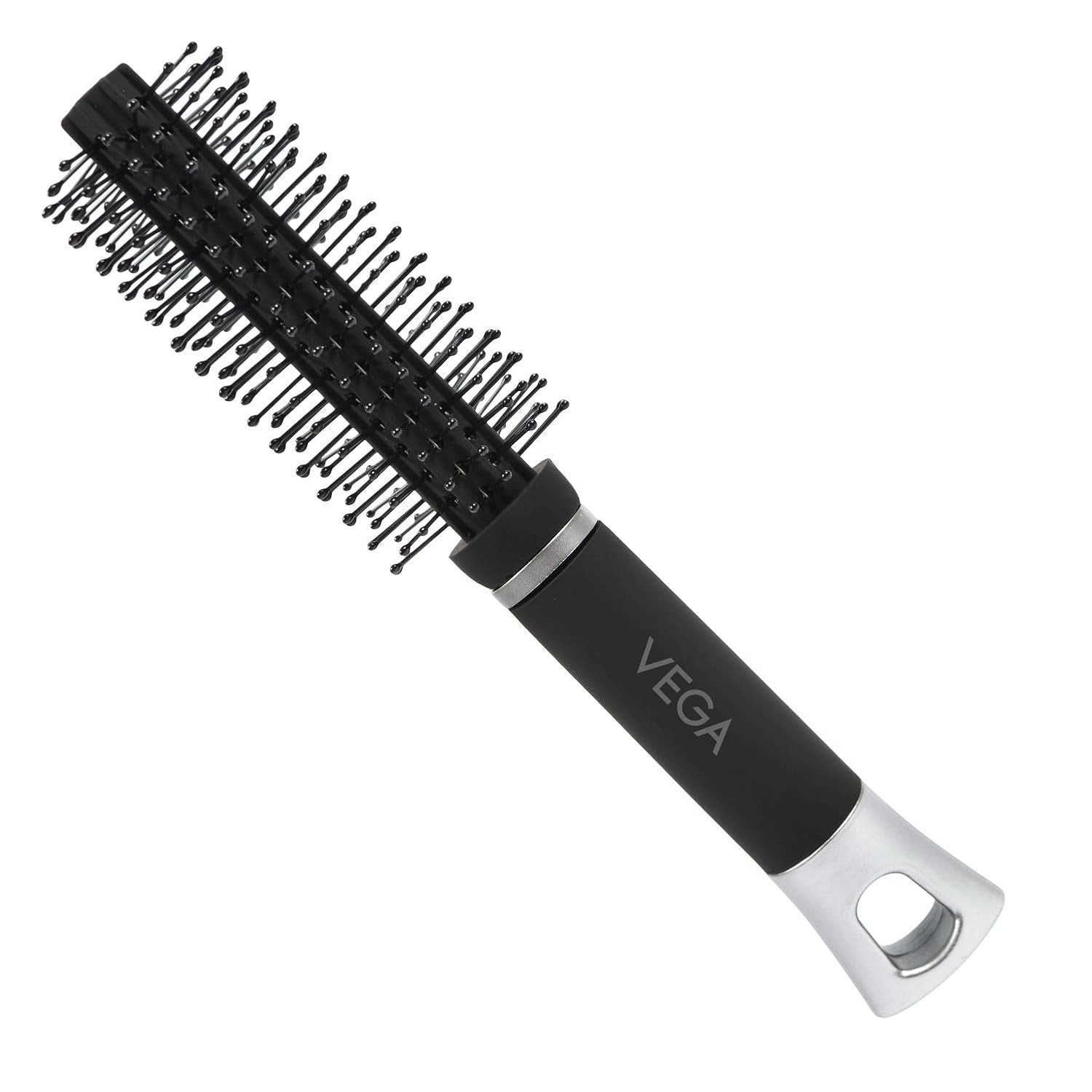 Vega Mini Round Hair Brush (India's No.1* Hair Brush Brand) For Adding Curls, Volume & Waves In Hairs| Men and Women| All Hair Types R6 RB