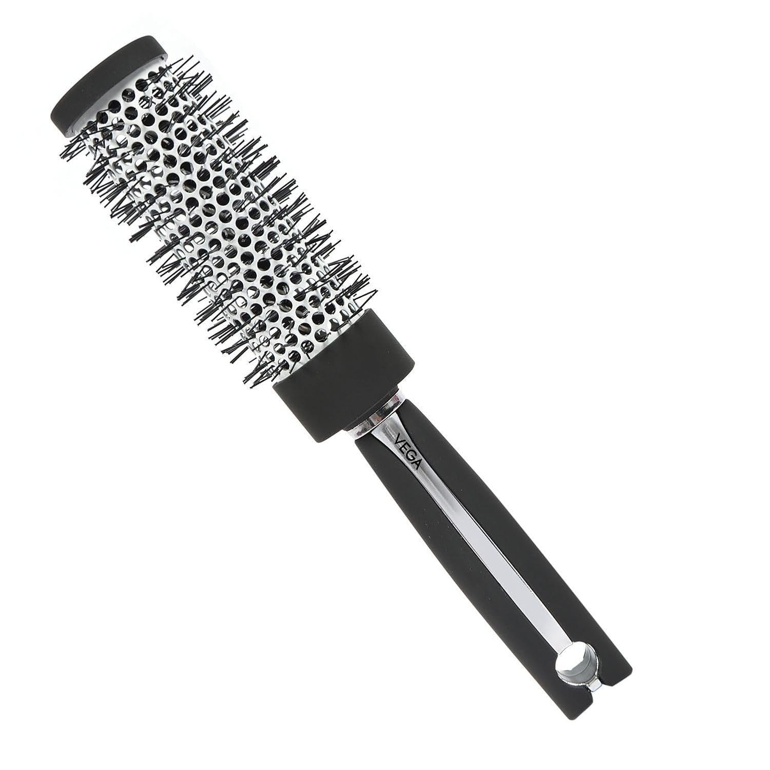 Vega Hot Curl Hair Brush (India's No.1* Hair Brush Brand) For Add Shine & Volume, Blow Drying, Perfect for Hair Styling Curling, Straightening, Big E16 PRB