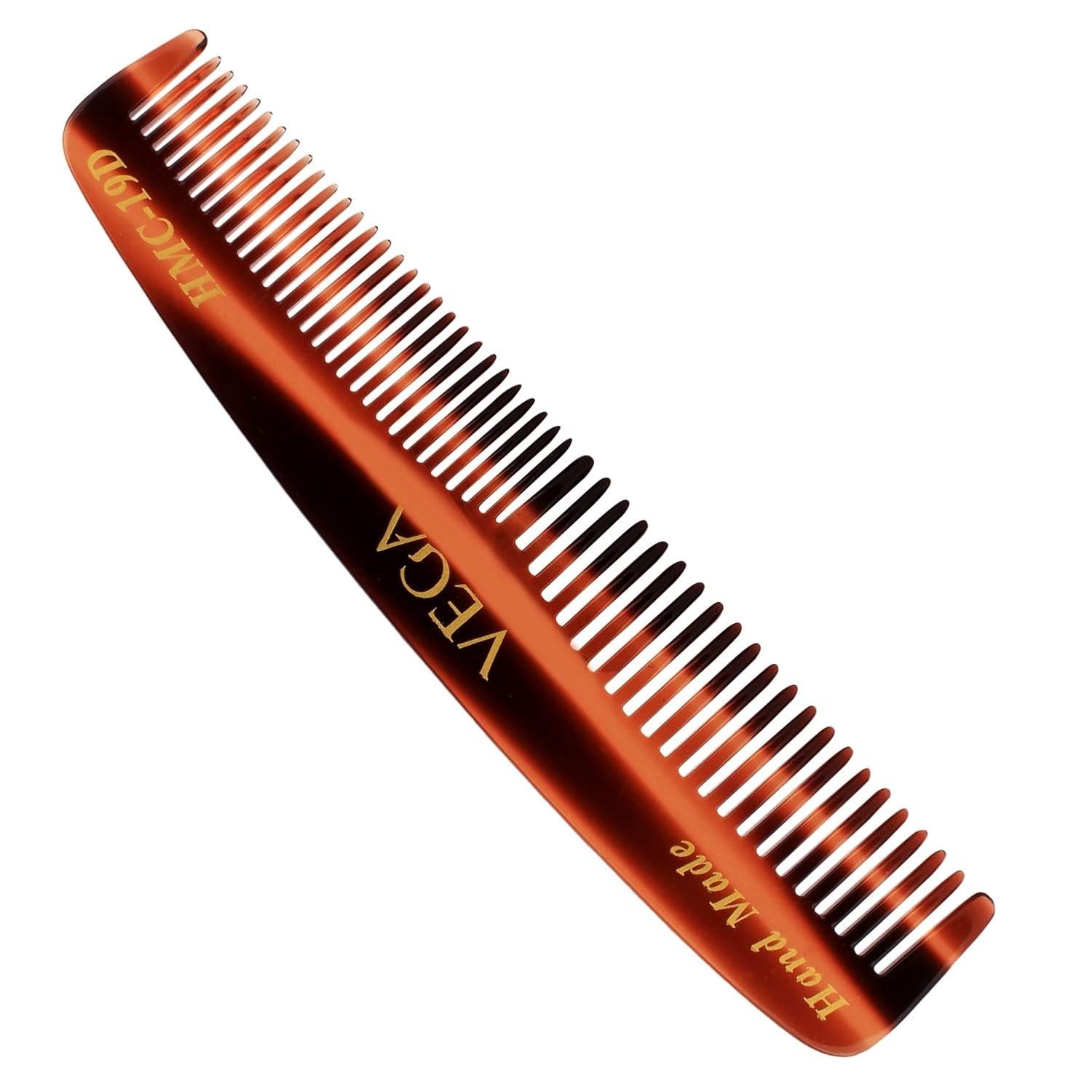 Vega Pocket Hair Comb, (India's No.1* Hair Comb Brand) For Men and Women,Brown HMC 19D