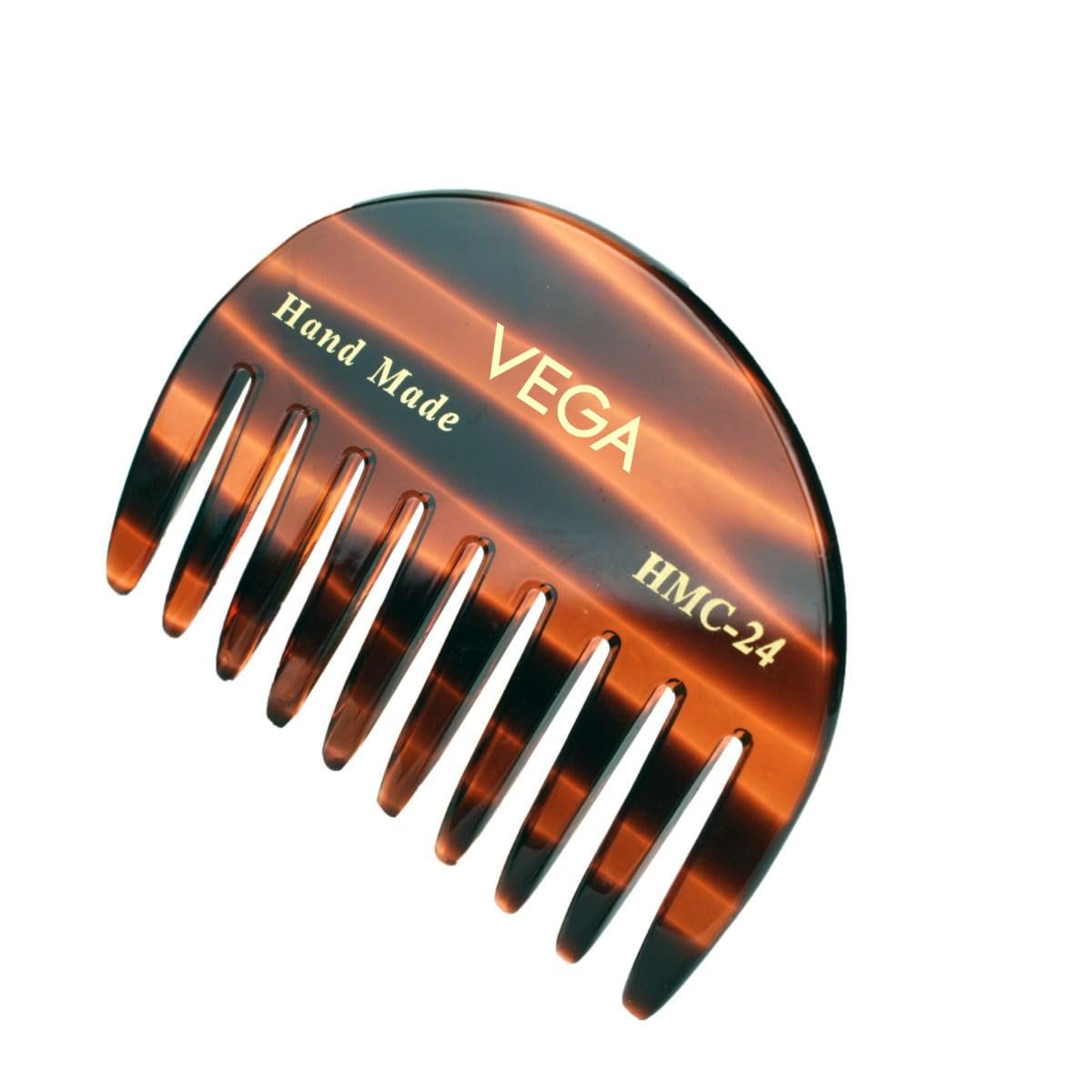 Vega Moon Shampoo Hair Comb, Handmade (India's No.1* Hair Comb Brand)For Men and Women HMC 24