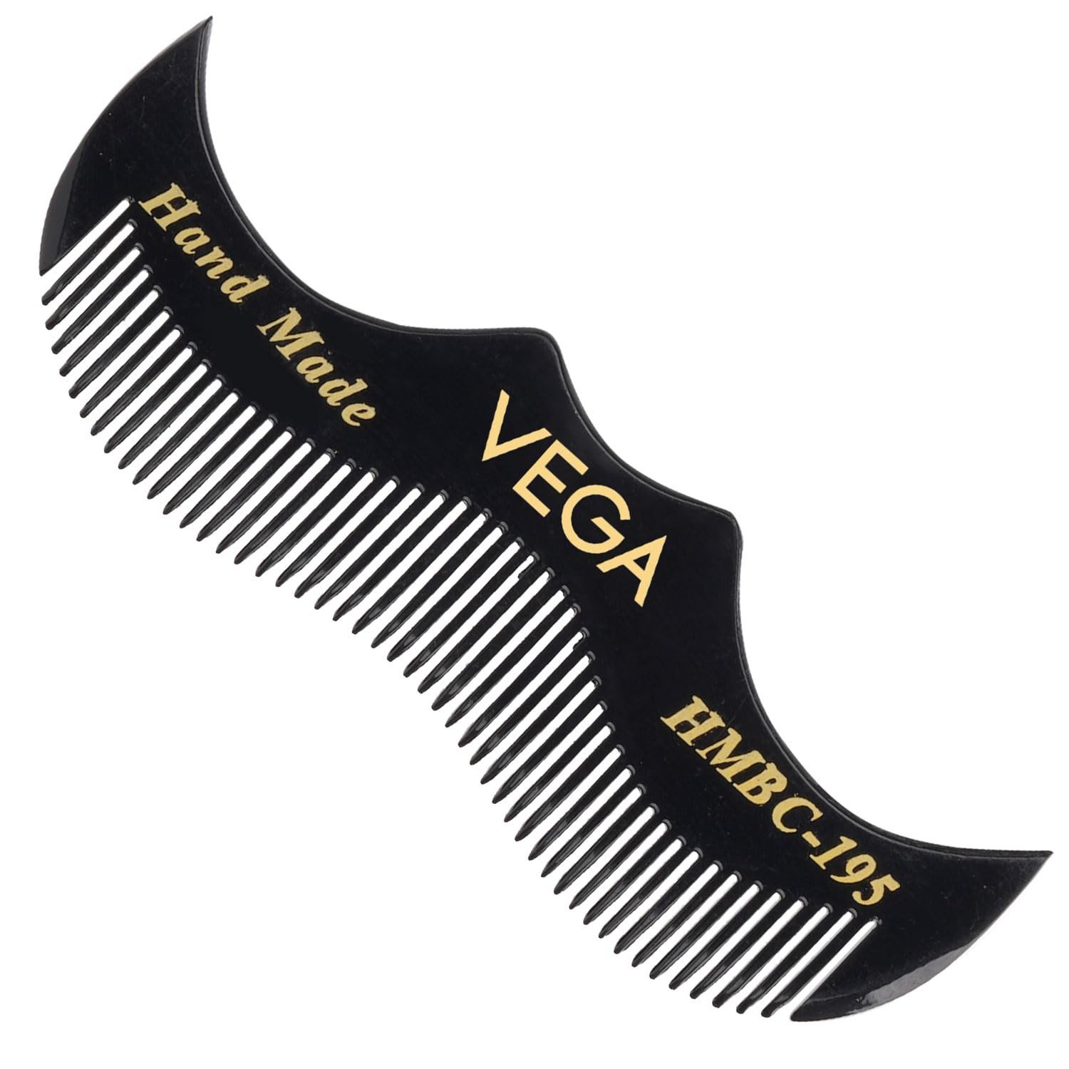 Vega Moustache Comb, black HMBC 195