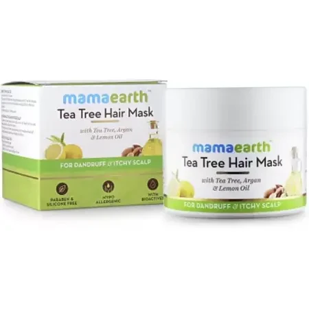 Mamaearth Anti Dandruff Tea Tree Hair Mask with Tea Tree and Lemon Oil For Danrduff Control  (200 ml)