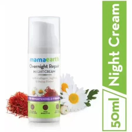 Mamaearth Over Night Repair Skin Repair Night Cream  (50 ml)