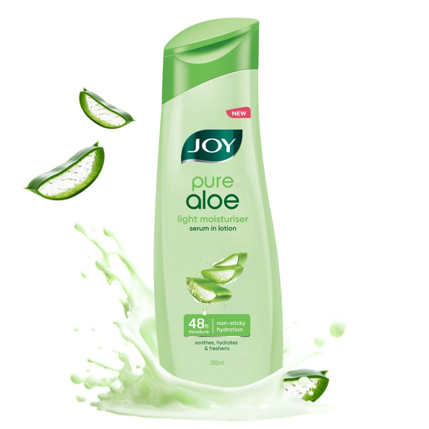 Joy Pure Aloe Body Lotion For Winters Lightweight & Non Greasy Body Moisturizer With Aloe Vera | Rich in Anti Oxidants & Vitamin C & A | For Men & Women